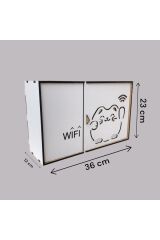 Modem Kutusu Sevimli Kedi Desenli