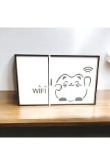 Modem Kutusu Sevimli Kedi Desenli