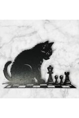 ‘’Satranç Meraklısı Kedi’’ duvar panosu